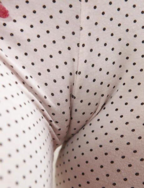 Luscious czech youthful Baby Dream in sexy undies bares her ass and masturbates 